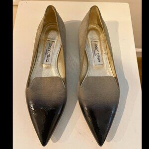 Jimmy Choo - Patent/Suede ombré loathers